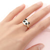 Cute Ice Cream Flower Butterfly Alloy Enamel Kid's Open Ring