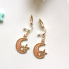 Cute Cartoon Alloy Plating Women's Earrings 1 Pair