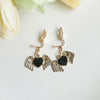 Cute Cartoon Alloy Plating Women's Earrings 1 Pair