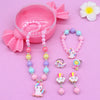 Cute Cartoon Resin Beaded Kid's Necklace