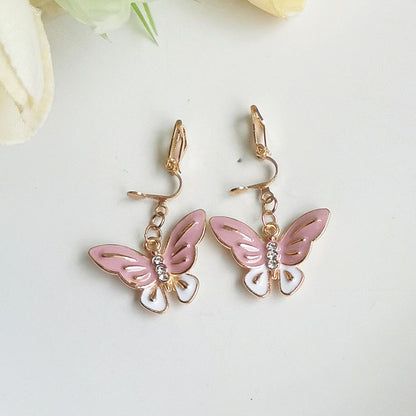 Cute Cartoon Alloy Plating Women's Earrings 1 Pair