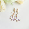 Cute Cartoon Alloy Plating Women's Earrings 1 Pair