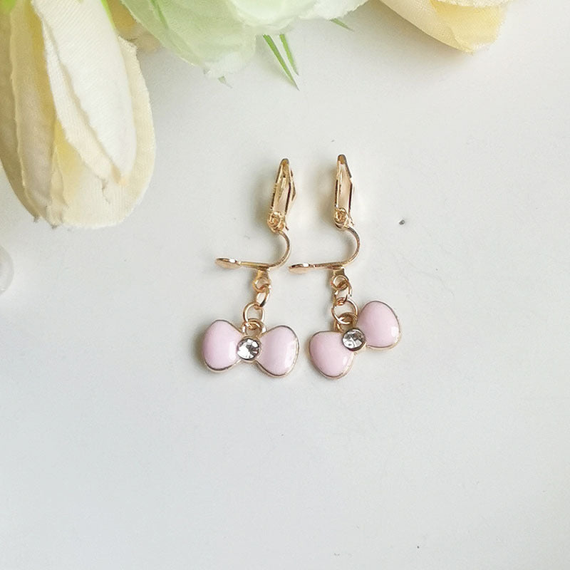 Cute Cartoon Alloy Plating Women's Earrings 1 Pair