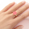 Cute Ice Cream Flower Butterfly Alloy Enamel Kid's Open Ring