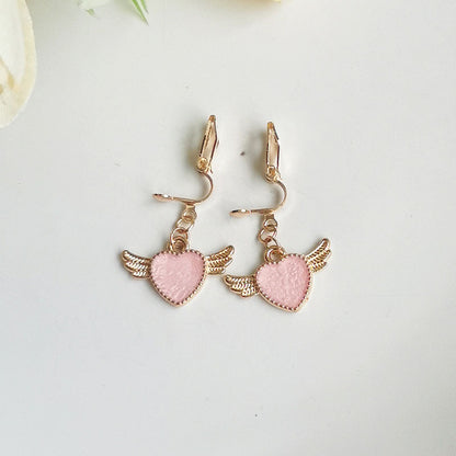 Cute Cartoon Alloy Plating Women's Earrings 1 Pair