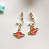 Cute Cartoon Alloy Plating Women's Earrings 1 Pair