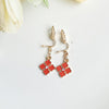 Cute Cartoon Alloy Plating Women's Earrings 1 Pair