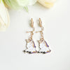 Cute Cartoon Alloy Plating Women's Earrings 1 Pair