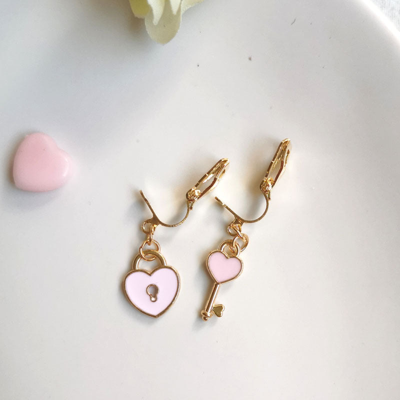 Cute Cartoon Alloy Plating Women's Earrings 1 Pair