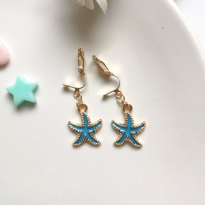 Cute Cartoon Alloy Plating Women's Earrings 1 Pair