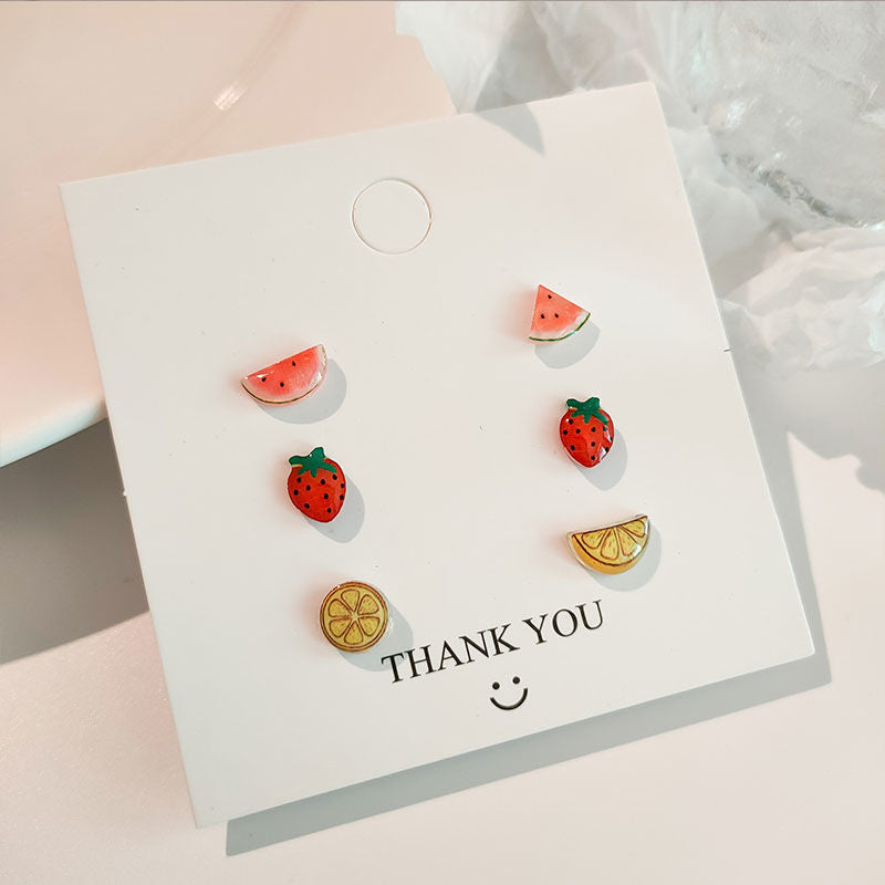 Cartoon Style Cartoon Character Plastic Resin Epoxy Women's Earrings