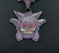 Hip-hop Punk Cartoon Character Alloy Inlay Rhinestones Unisex Pendant Necklace