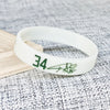 Fashion Letter Silica Gel Unisex Bracelets