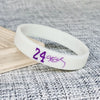 Fashion Letter Silica Gel Unisex Bracelets