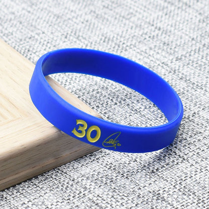 Fashion Letter Silica Gel Unisex Bracelets