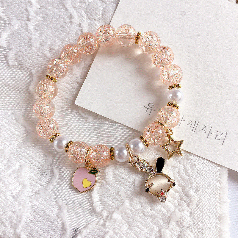 Cute Cartoon Character Alloy Enamel Kid's Bracelets 1 Piece