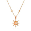 Fashion Geometric Copper Inlay Artificial Pearls Rhinestones Zircon Necklace