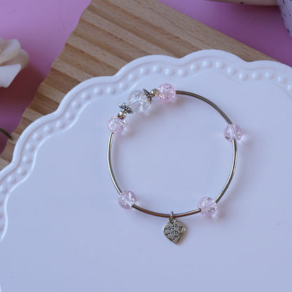 Cartoon Style Bear Unicorn Crown Beaded Alloy Plating Kid's Bracelets