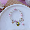 Cartoon Style Bear Unicorn Crown Beaded Alloy Plating Kid's Bracelets