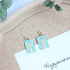 1 Pair Casual French Style Geometric Enamel Alloy Drop Earrings