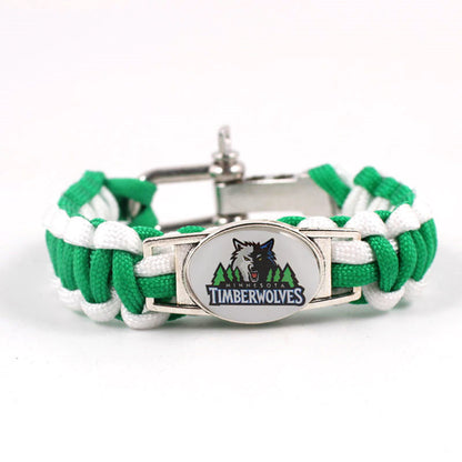 Sports Color Block Alloy Rope Plating Unisex Bracelets