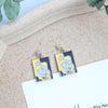 1 Pair Casual French Style Geometric Enamel Alloy Drop Earrings