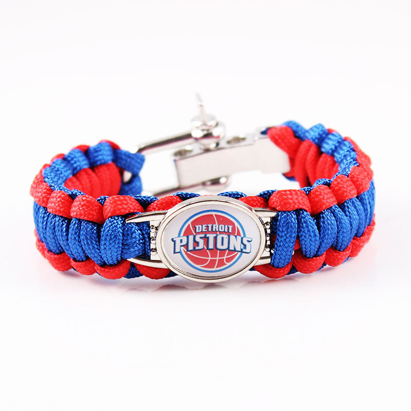 Sports Color Block Alloy Rope Plating Unisex Bracelets