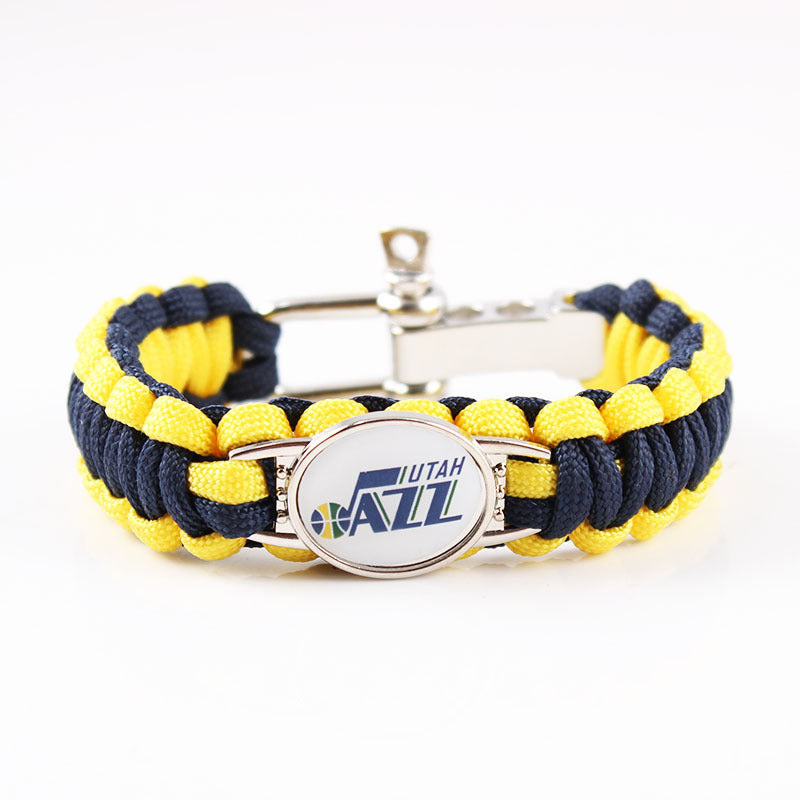 Sports Color Block Alloy Rope Plating Unisex Bracelets