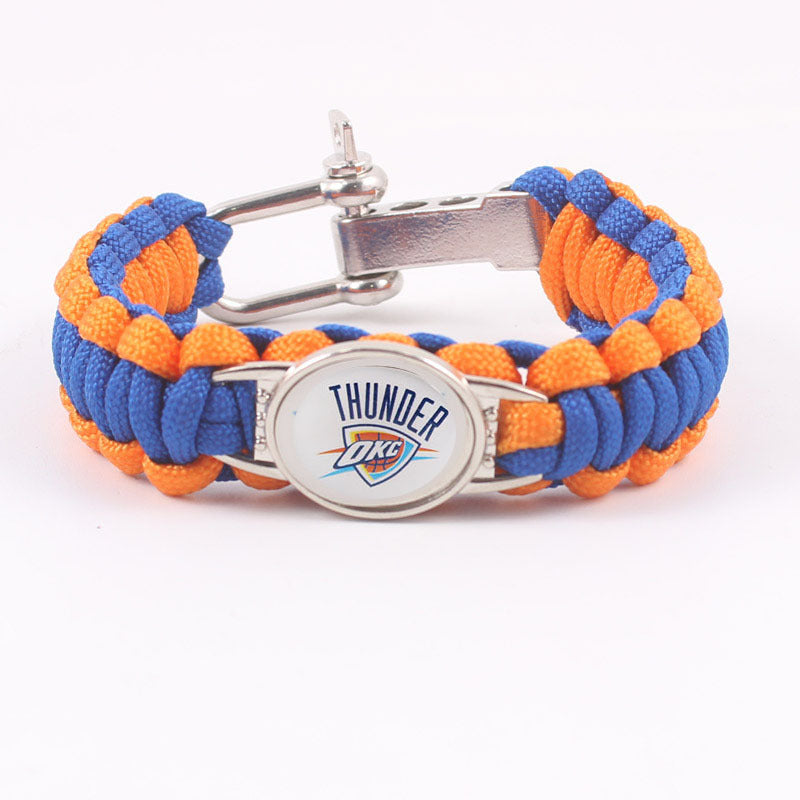 Sports Color Block Alloy Rope Plating Unisex Bracelets