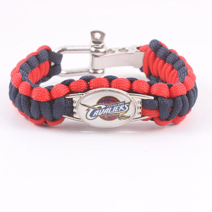 Sports Color Block Alloy Rope Plating Unisex Bracelets