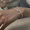 Simple Style Solid Color Snake Stainless Steel Alloy Bangle