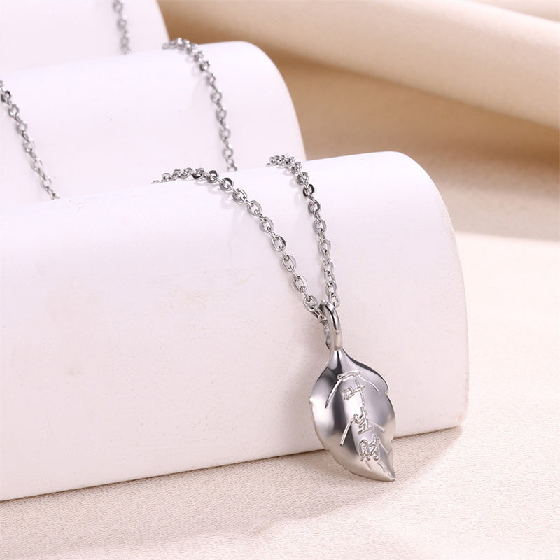 304 Stainless Steel 18K Gold Plated Simple Style Classic Style Asymmetrical Plating Solid Color Pendant Necklace