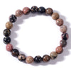 Vacation Round Semi-precious Stone Beaded Handmade Unisex Bracelets