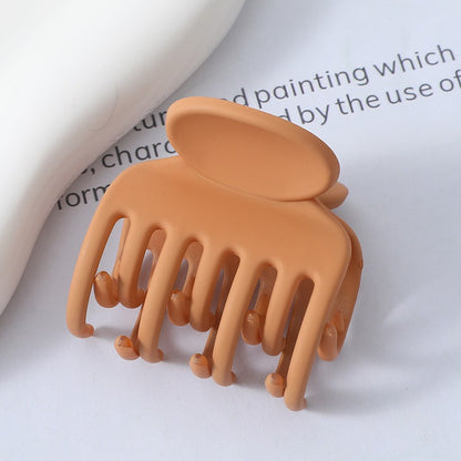 Simple Style Classic Style Solid Color Plastic Resin Stoving Varnish Hair Claws