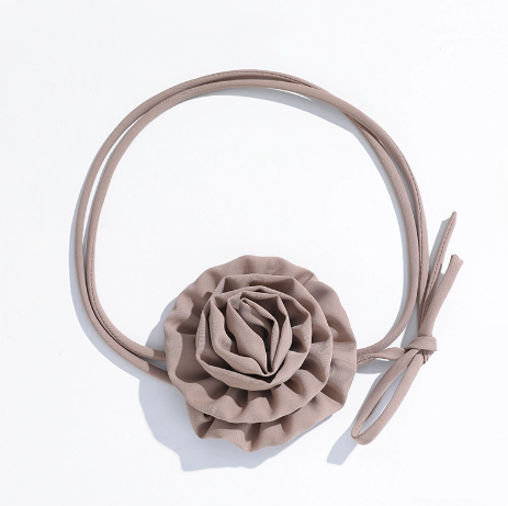 Elegant Rose Cloth Women's Choker