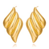 1 Pair Simple Style Classic Style Wings Plating 316 Stainless Steel  18K Gold Plated Ear Studs