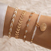 Vacation Shell Alloy Seed Bead Wholesale Anklet