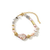 Simple Style Classic Style Geometric Moonstone Freshwater Pearl Copper Bracelets In Bulk