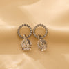 1 Pair Simple Style Classic Style Solid Color Plating Inlay Titanium Steel Zircon 18K Gold Plated Drop Earrings