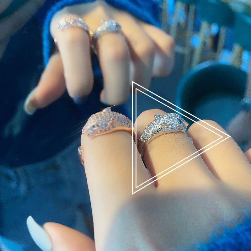 Simple Open Fashion Geometric Irregular Ring