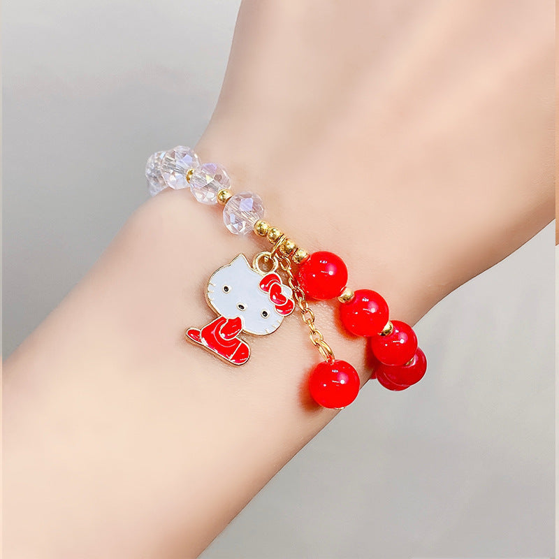 1 Piece Fashion Butterfly Arylic Alloy Beaded Women's Bracelets