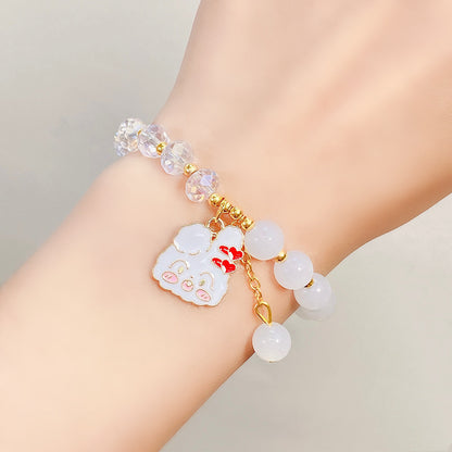 1 Piece Fashion Butterfly Arylic Alloy Beaded Women's Bracelets