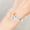 1 Piece Fashion Butterfly Arylic Alloy Beaded Women's Bracelets