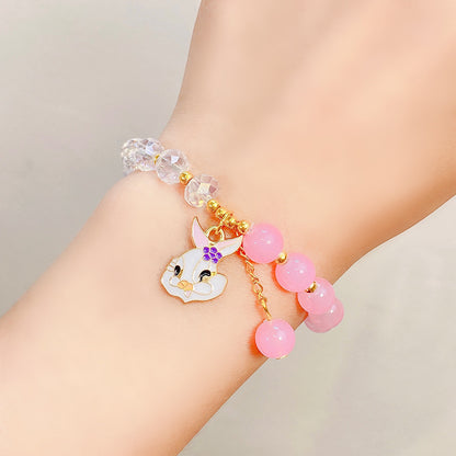 1 Piece Fashion Butterfly Arylic Alloy Beaded Women's Bracelets