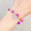 1 Piece Fashion Butterfly Arylic Alloy Beaded Women's Bracelets