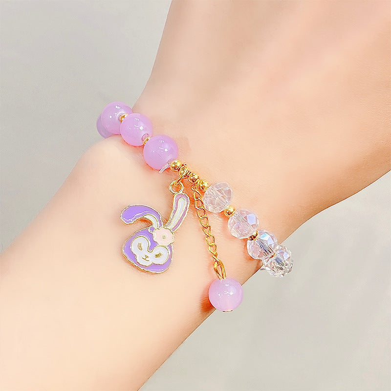 1 Piece Fashion Butterfly Arylic Alloy Beaded Women's Bracelets