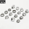 Casual Retro Punk Animal Plant Alloy Plating Inlay Carving Artificial Diamond Opal Obsidian Gold Plated Silver Plated Women's Open Ring Rings