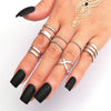 Casual Retro Punk Animal Plant Alloy Plating Inlay Carving Artificial Diamond Opal Obsidian Gold Plated Silver Plated Women's Open Ring Rings