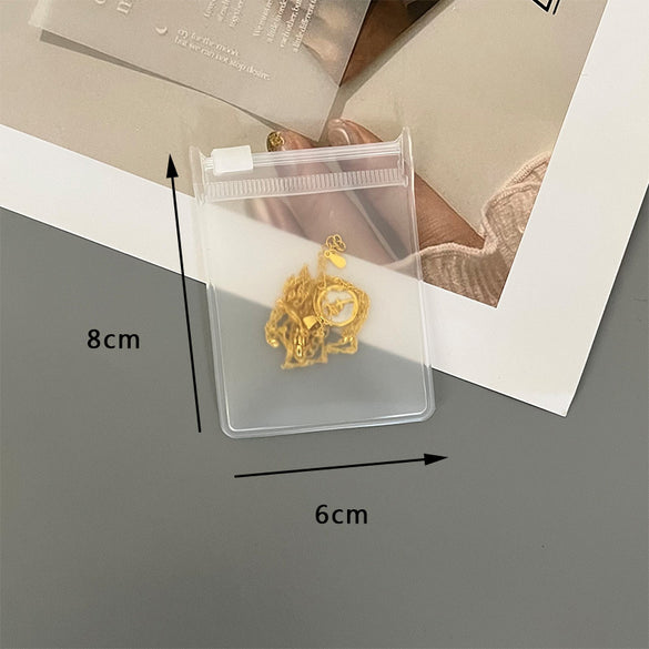 Simple Style Transparent EVA Jewelry Packaging Bags