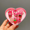 Cartoon Style Rabbit Heart Shape Plastic Resin Girl's Rings